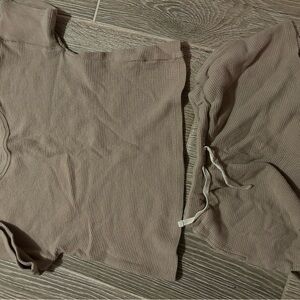 Quincy Mae Kids Matching Set - Mauve/Taupe